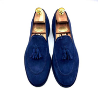 Mocassino in Pelle Scamosciata con Nappine – Handmade in Italy