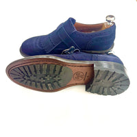Scarpe Shangai in Camoscio con Fibbia Laterale – Made in Italy 🇮🇹