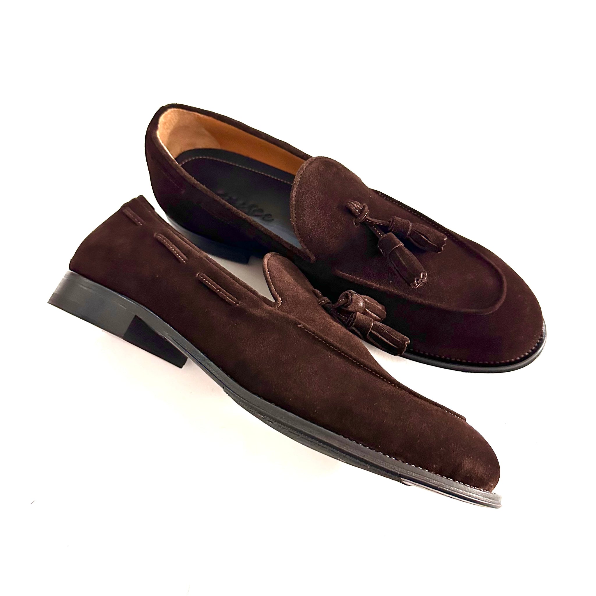 Mocassini in suede CRiSCi in pelle Scamosciata testa di moro And  Made in italy 🇮🇹