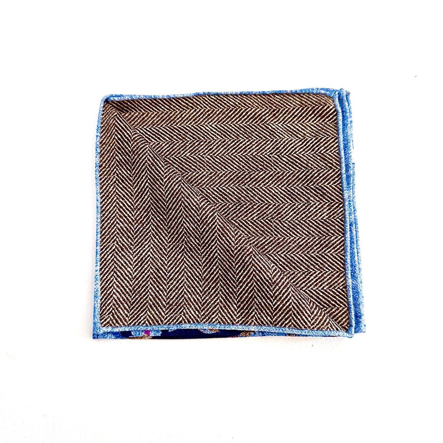 Pochette Sartoriale in Lana con Pois Beige Made in Italy 🇮🇹