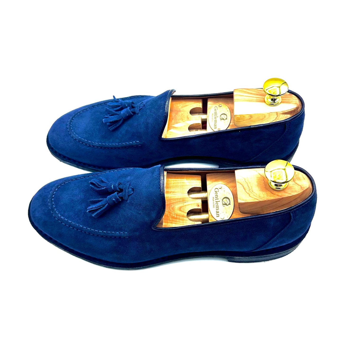 Mocassino in Pelle Scamosciata con Nappine – Handmade in Italy