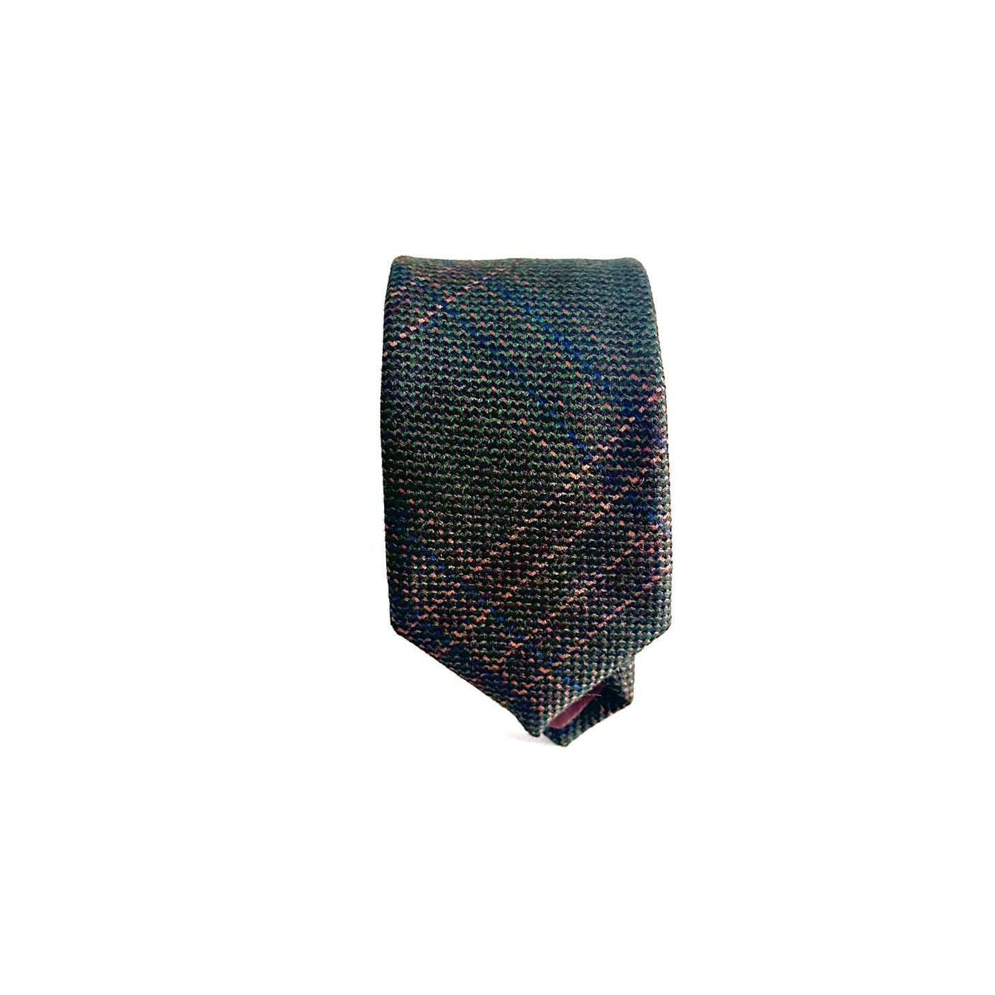 Cravatta Sartoriale in Lana – Verde Inglese | Made in Italy 🇮🇹