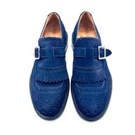 Scarpe Shangai in Camoscio con Fibbia Laterale – Made in Italy 🇮🇹