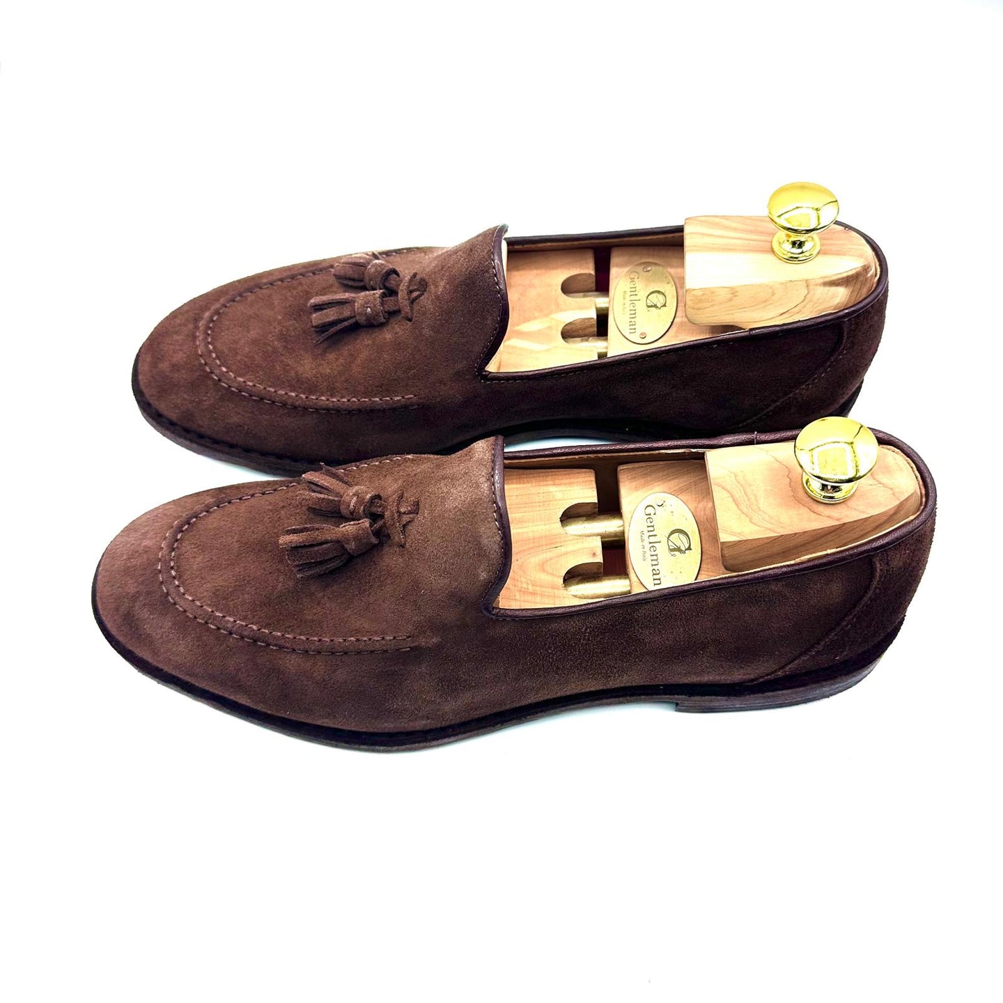 Mocassino in Pelle Scamosciata( Suede) con Nappine – Handmade in Italy 🇮🇹
