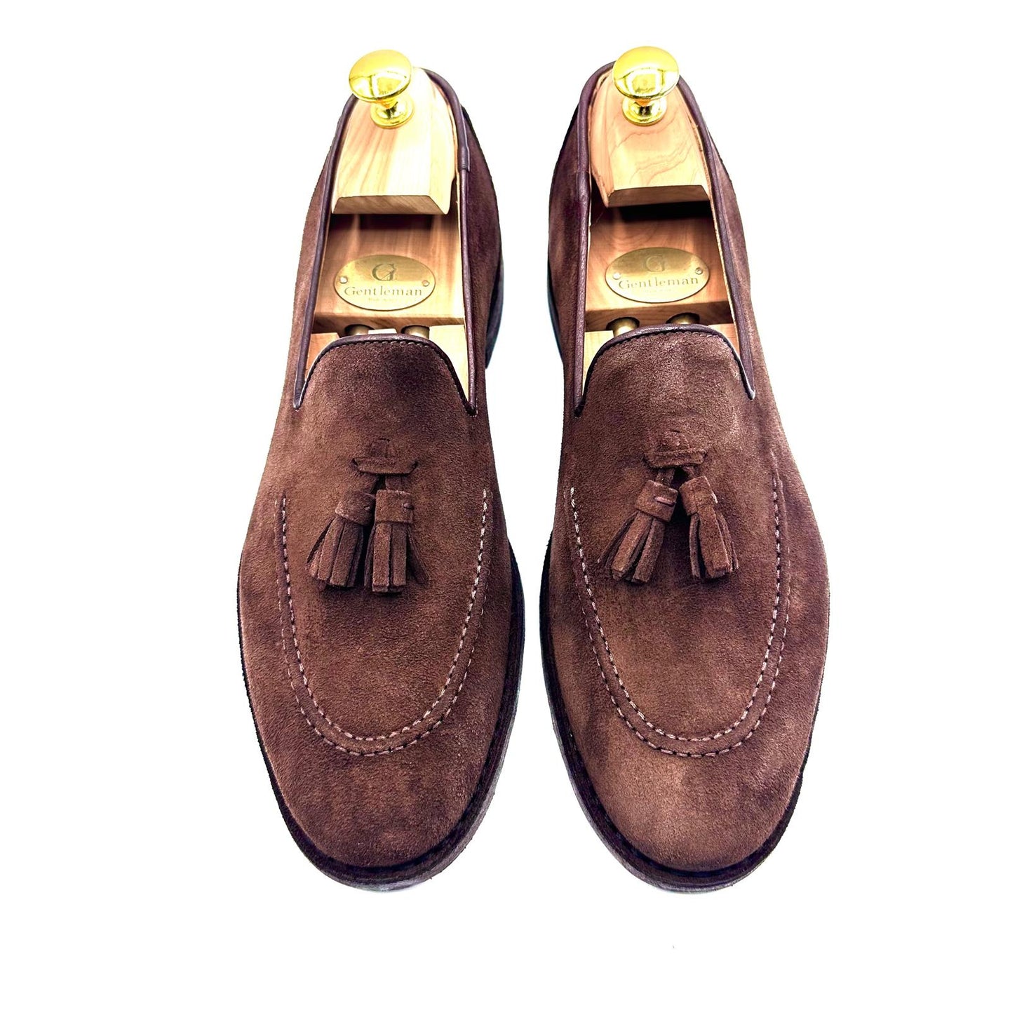 Mocassino in Pelle Scamosciata( Suede) con Nappine – Handmade in Italy 🇮🇹