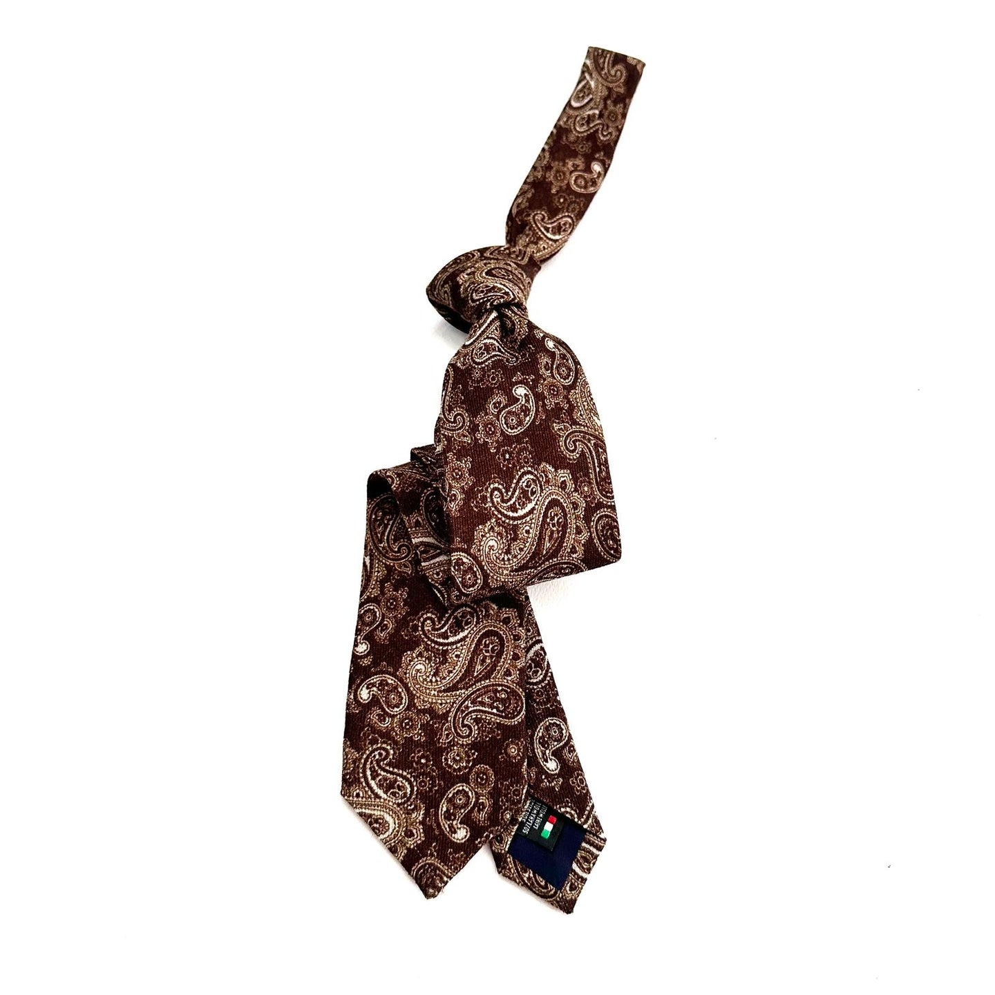 Cravatta paisley in lana e seta – Eleganza senza tempo