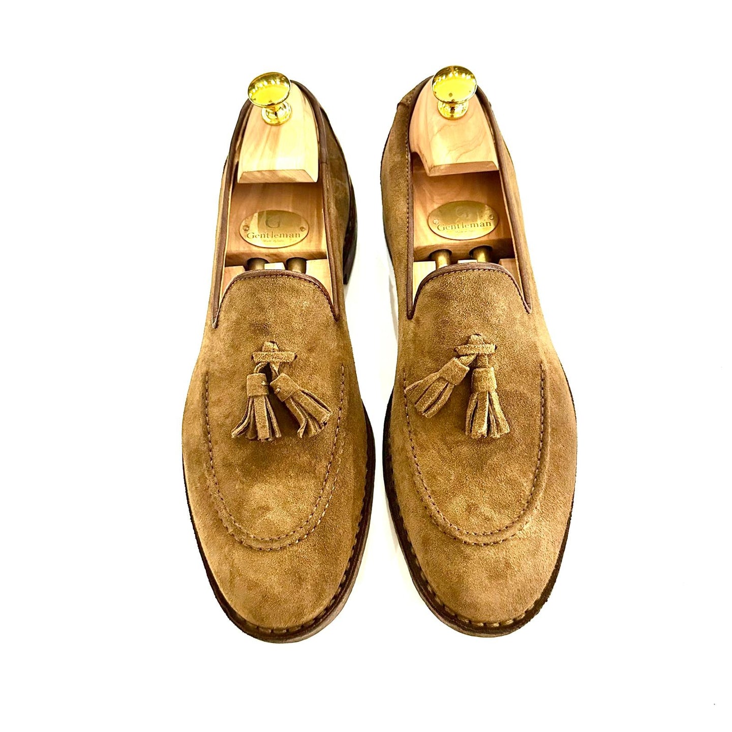 Mocassino in Pelle Scamosciata con Nappine – Handmade in Italy