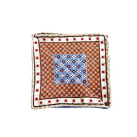Pochette in Seta Fantasia Retrò Multicolore – Stile Ricercato e Unico