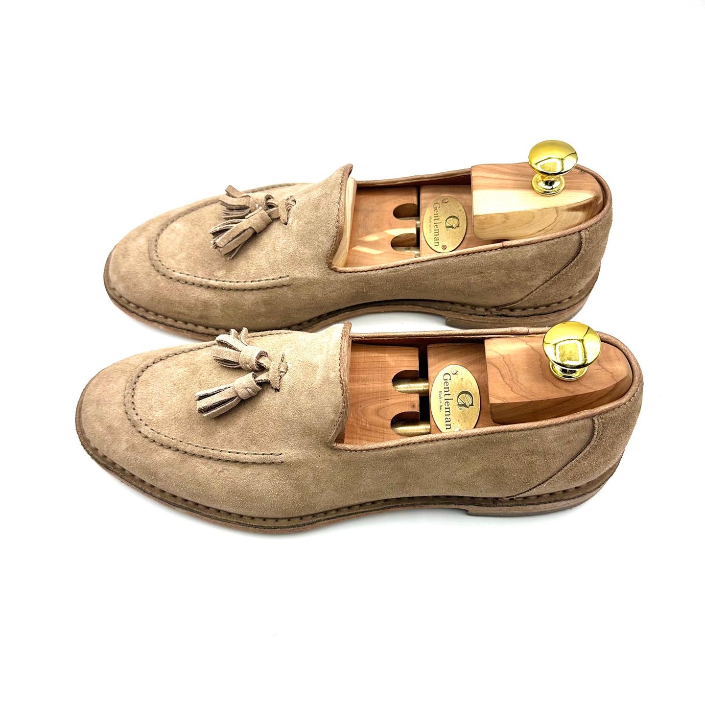 Mocassino in Pelle Scamosciata con Nappine – Handmade in Italy