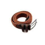 Cintura Intrecciata Uomo – Colore Tegola – Made in Italy 🇮🇹