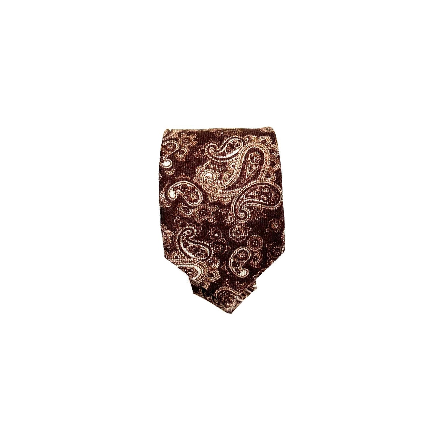 Cravatta paisley in lana e seta – Eleganza senza tempo