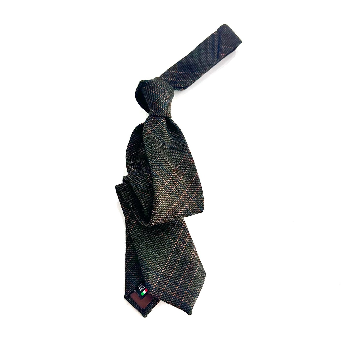 Cravatta Sartoriale in Lana – Verde Inglese | Made in Italy 🇮🇹