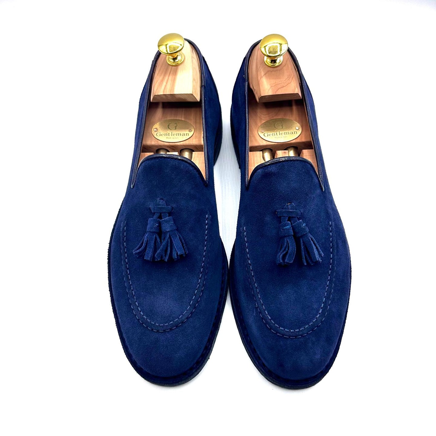 Mocassino in Pelle Scamosciata con Nappine – Handmade in Italy