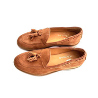 Mocassino con nappine in camoscio cuoio – Raffinato, versatile, 100% italiano