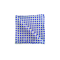 Pochette Sartoriale in Lana – Pois Blu – Made in Italy 🇮🇹