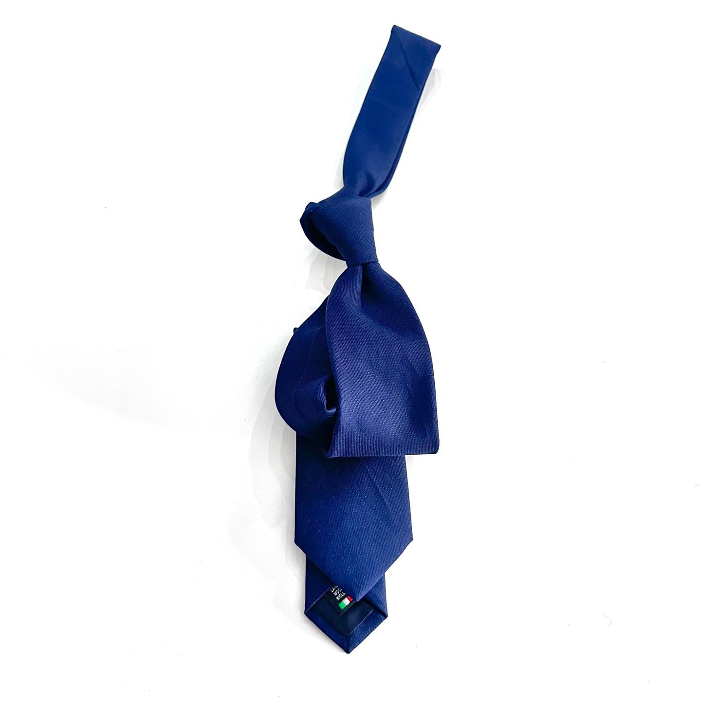 Cravatta Sartoriale in Lana – Blu Notte | Made in Italy 🇮🇹