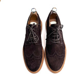 Oxford Brogue in Suede – Coda di Rondine – Goodyear – Testa di Moro – Made in Italy 🇮🇹