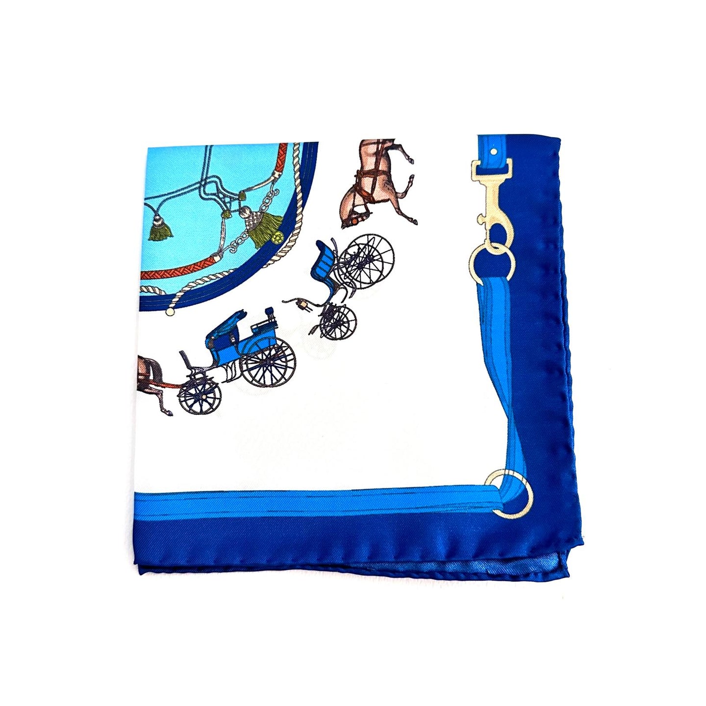 Pochette in Seta con Fantasie – Eleganza Ispirata al Mondo Equestre and Made in Italy 🇮🇹