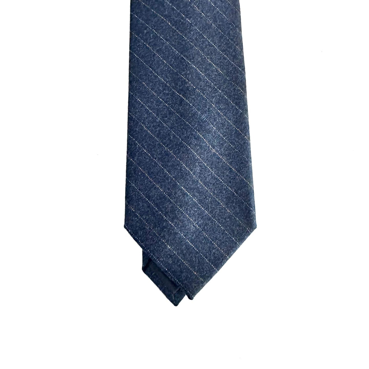 Cravatta Sartoriale in Lana – Gessata Realizzata con tessuto Ermenegildo Zegna 🇮🇹