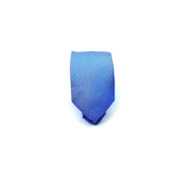 Cravatta in Seta Blu con Texture Micro Jacquard – Eleganza Essenziale