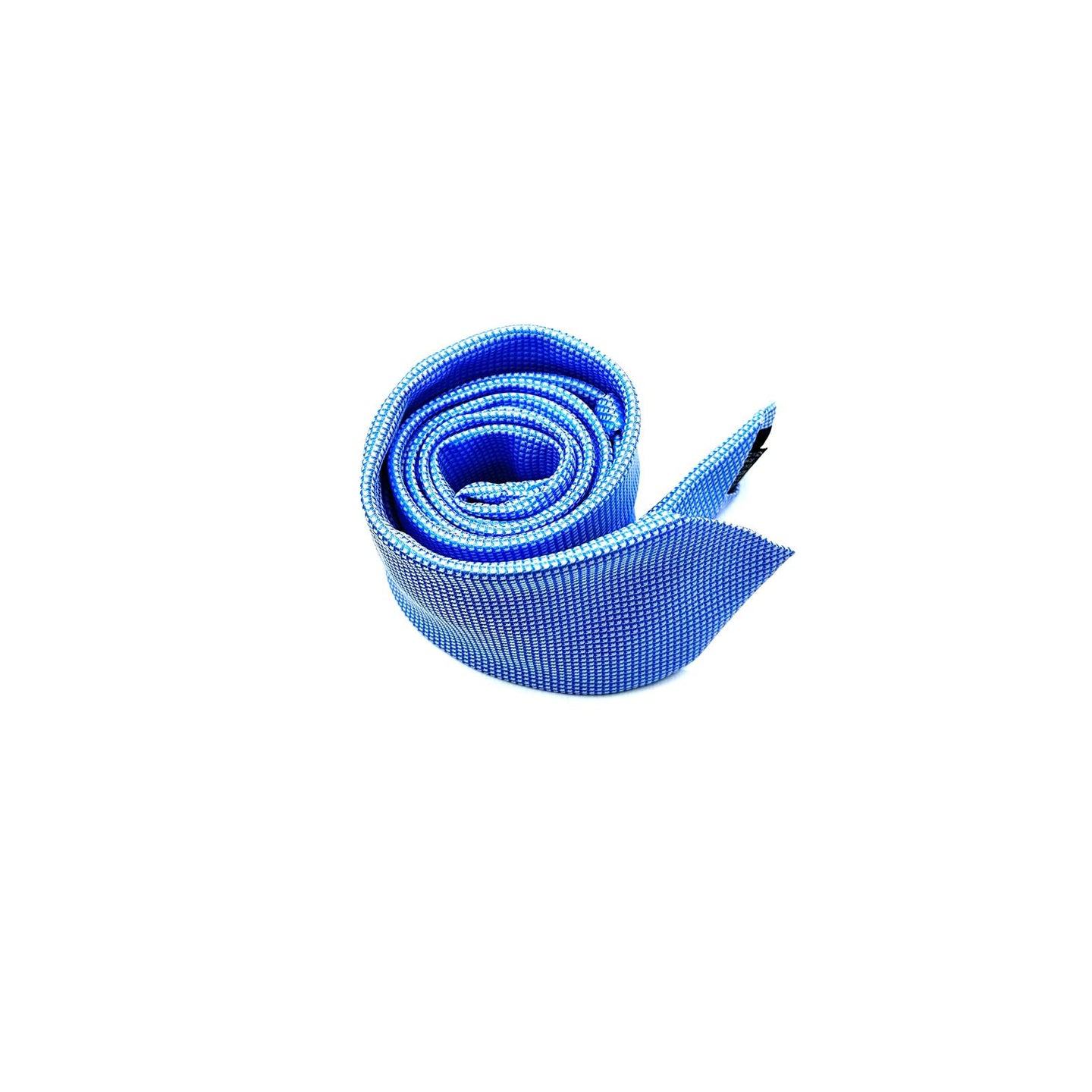 Cravatta in Seta Blu con Texture Micro Jacquard – Eleganza Essenziale
