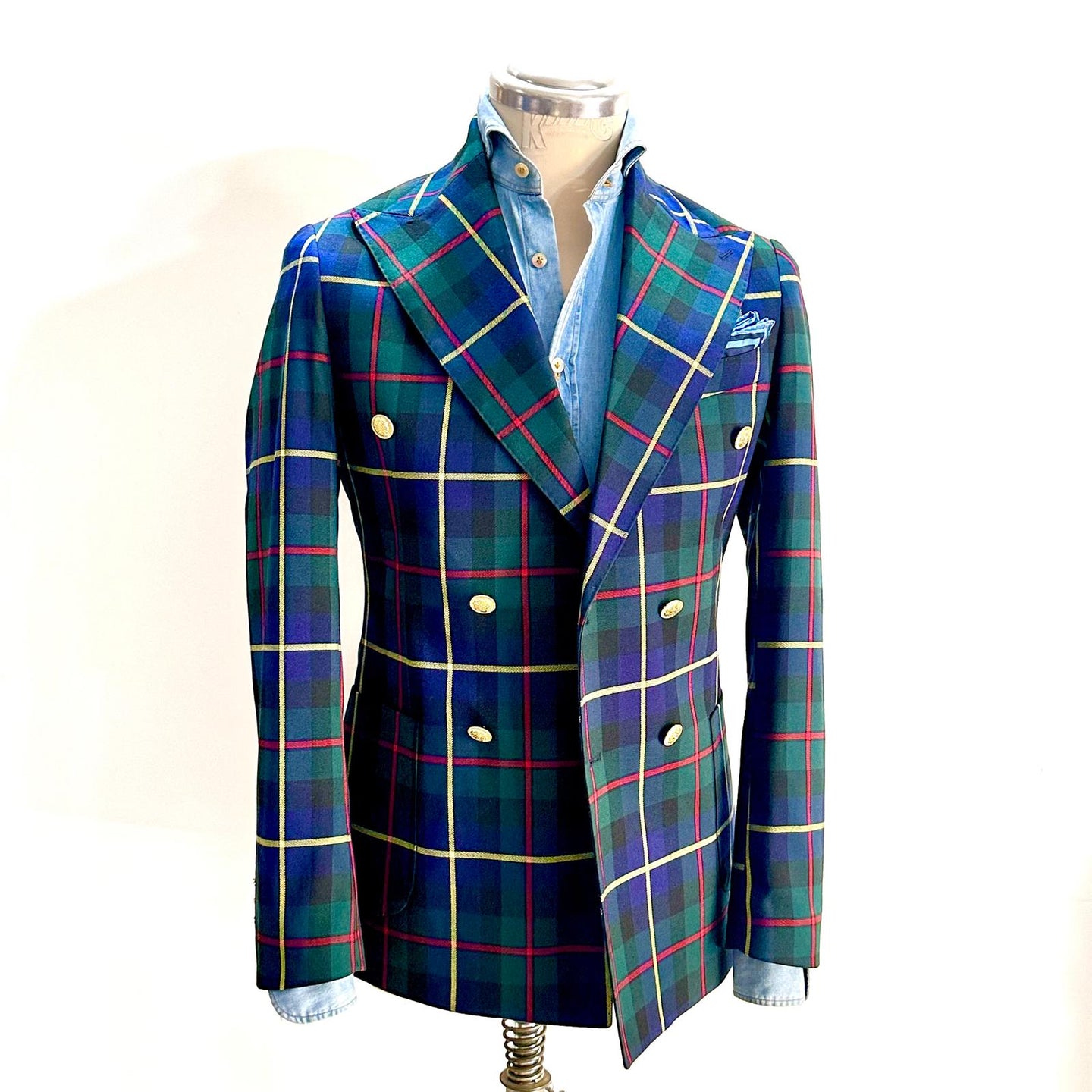 Giacca Doppio Petto “ Gentleman Bottega Sartoriale” Mod. BRITISH Made in Italy 🇮🇹
