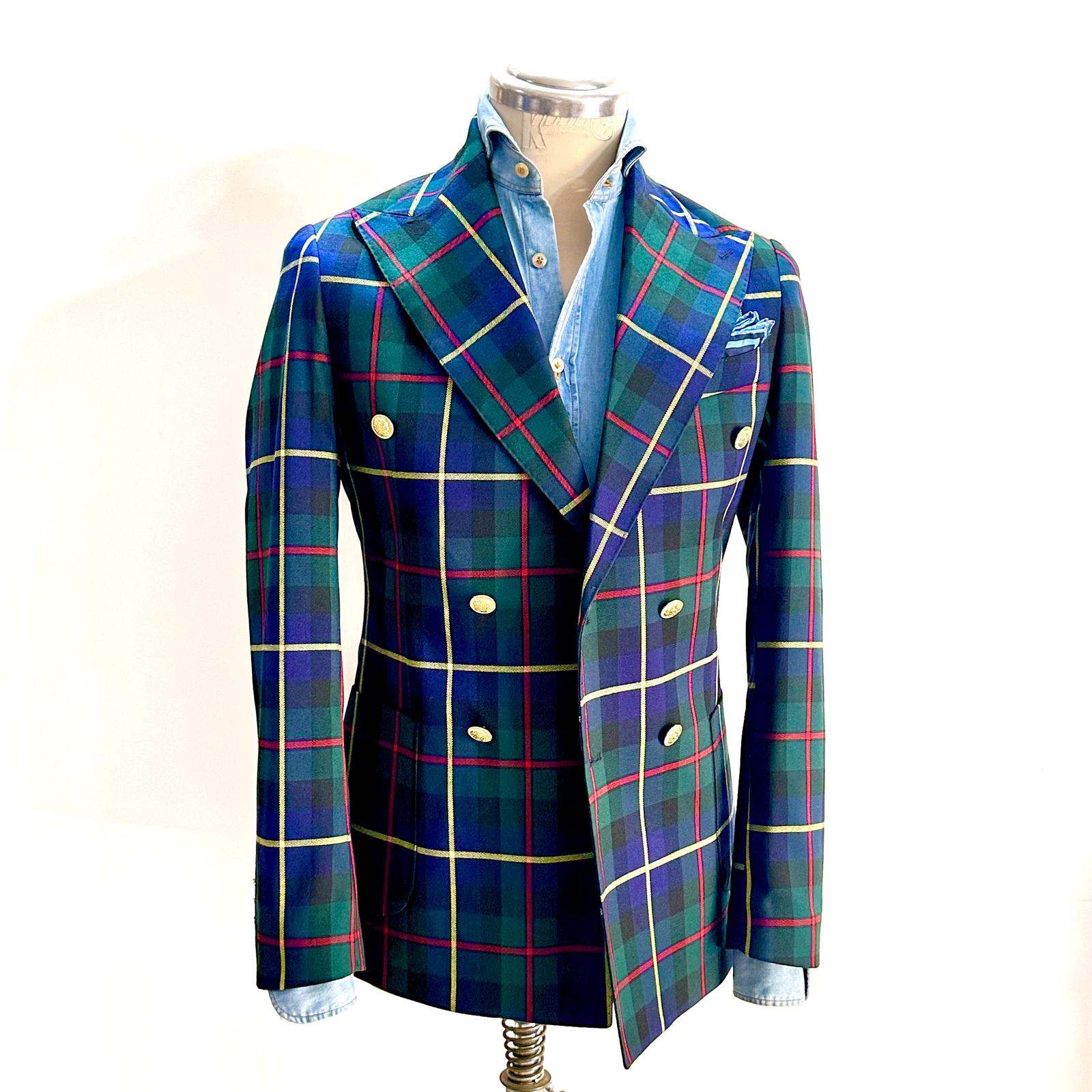 Giacca Doppio Petto “ Gentleman Bottega Sartoriale” Mod. BRITISH Made in Italy 🇮🇹