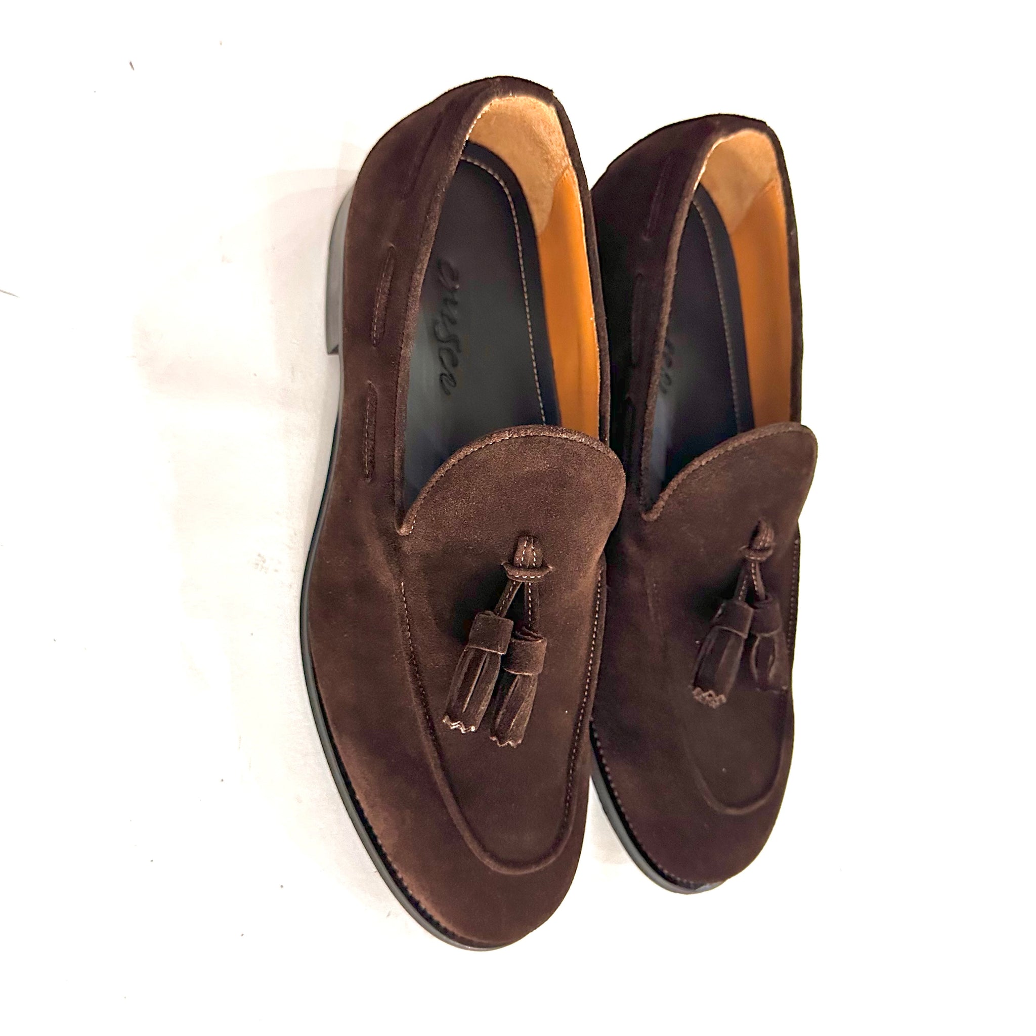 Mocassini in suede CRiSCi in pelle Scamosciata testa di moro And  Made in italy 🇮🇹