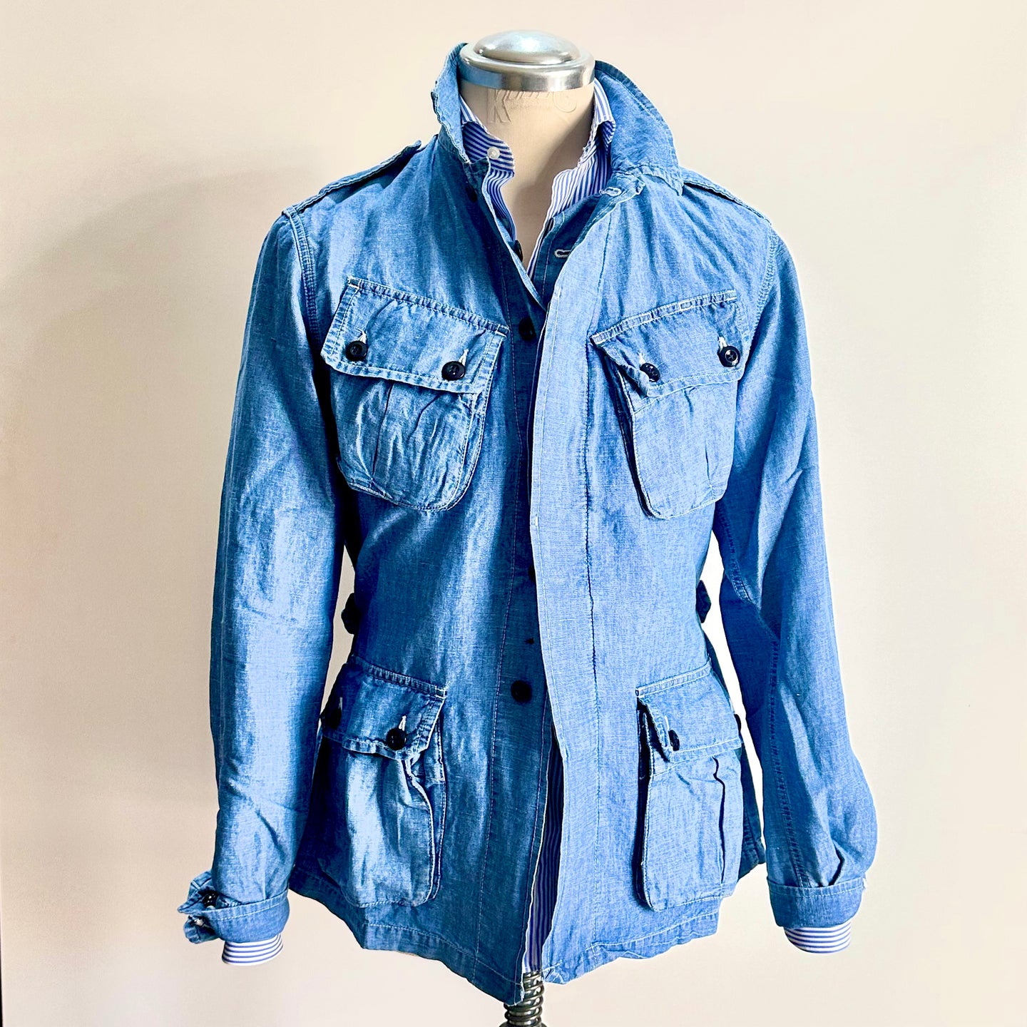 Giacca SAHARIANA in Denim Chambray Uomo  CHESAPEAKE’S’