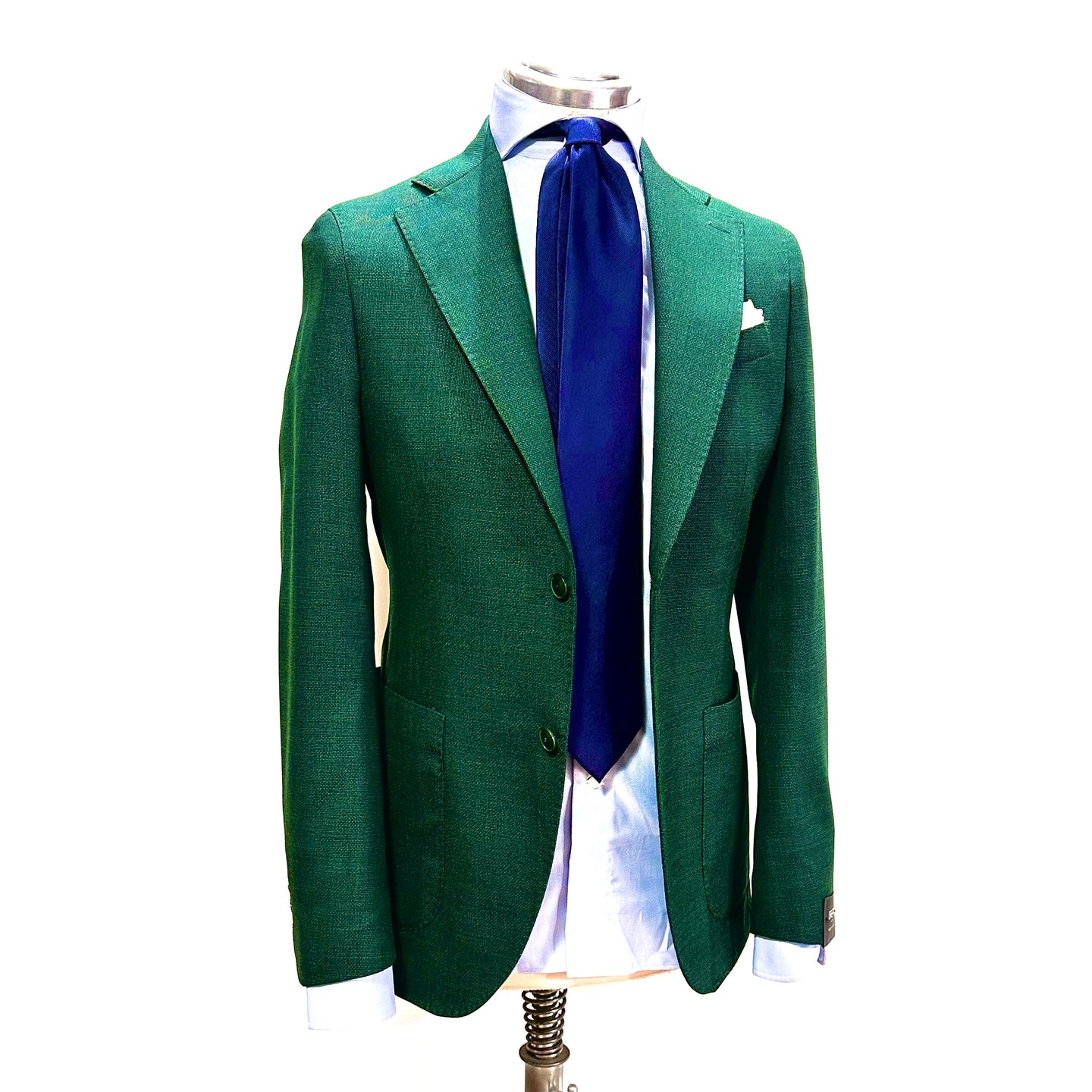 Giacca Monopetto Uomo Breras Verde Bosco – Bottoni in Metallo | Made in Italy