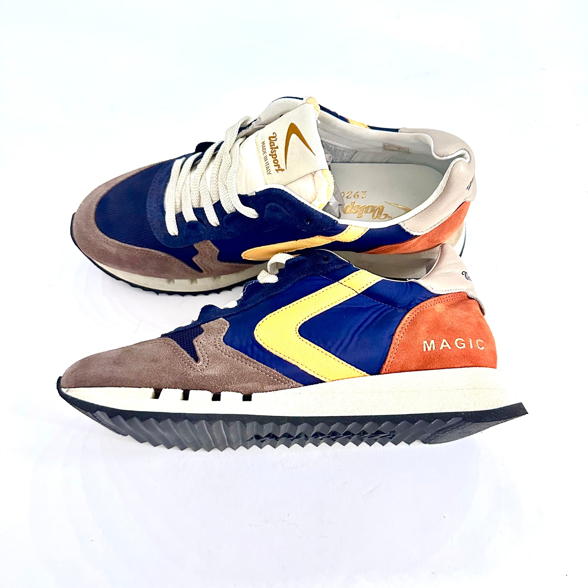 VALSPORT MAGIC – Sneakers Retro Heritage Blu e Senape