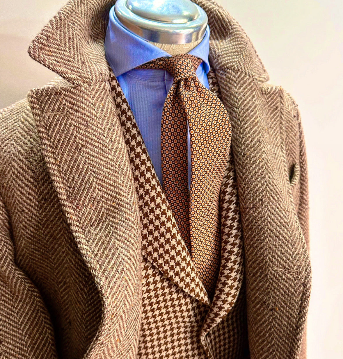 Cappotto SARTORIALE BRERAS HERRIS TWEED 100% And Made in Italy 🇮🇹