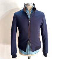 Giubbotto Uomo Double-Face in Pelle Marron Glace ‘– The Jack Leathers