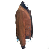Giacca Uomo in Suede Marrone con Pettorina Removibile – The Jack Leathers