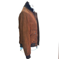 Giacca Uomo in Suede Marrone con Pettorina Removibile – The Jack Leathers