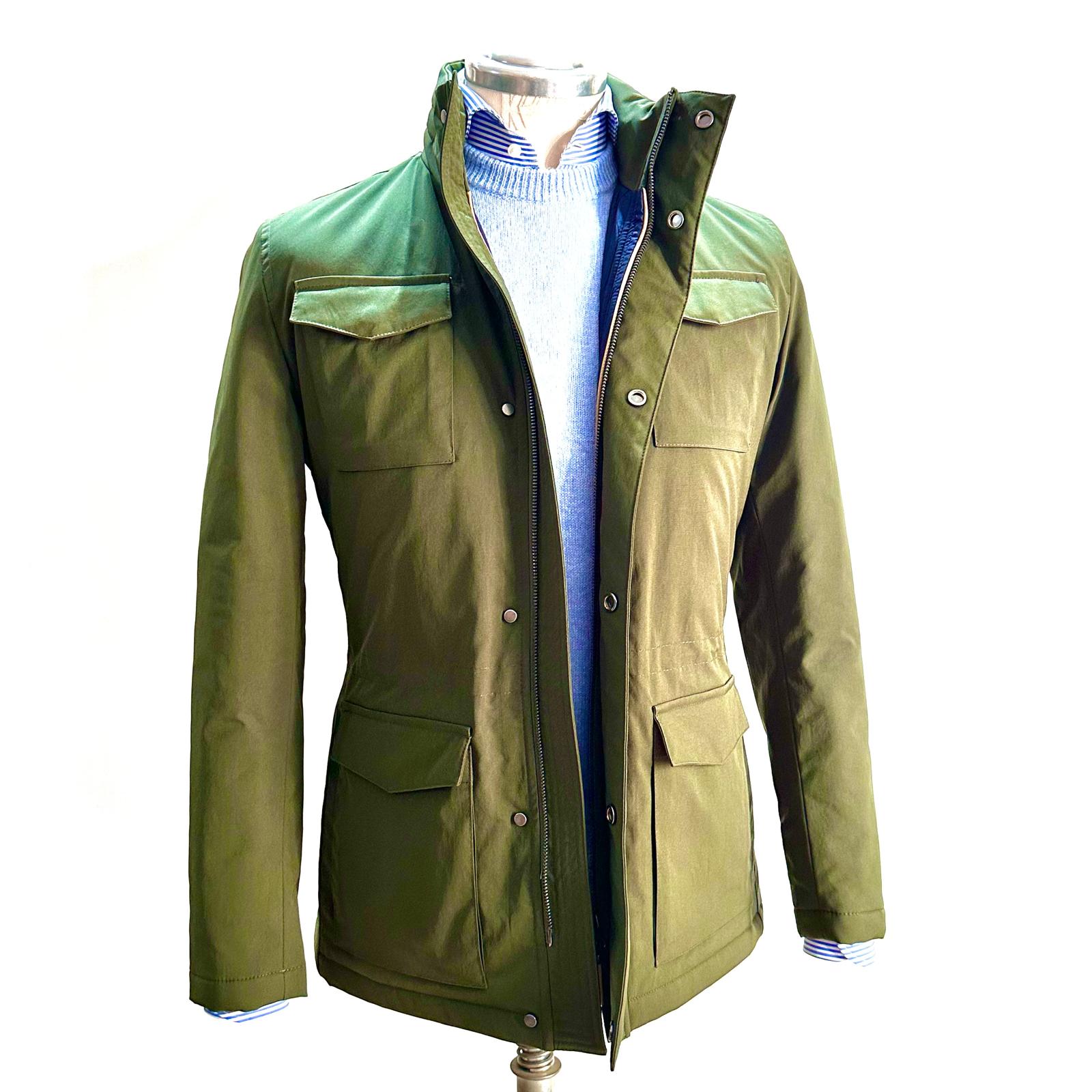 Field Jacket BRERAS – Verde Military