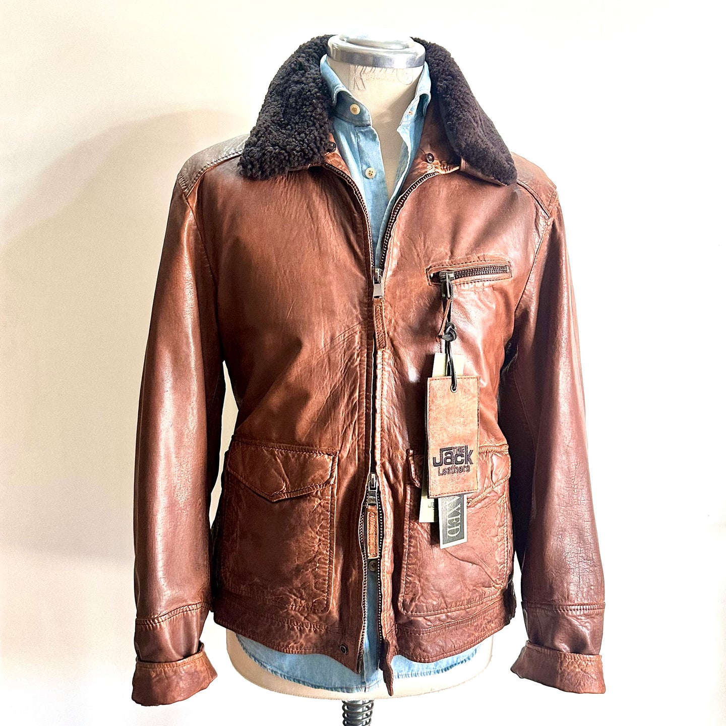 Giacca in pelle VINTAGE- THE JACK LEATHERS