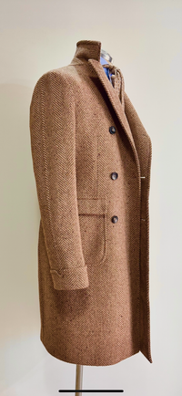 Cappotto SARTORIALE BRERAS HERRIS TWEED 100% And Made in Italy 🇮🇹