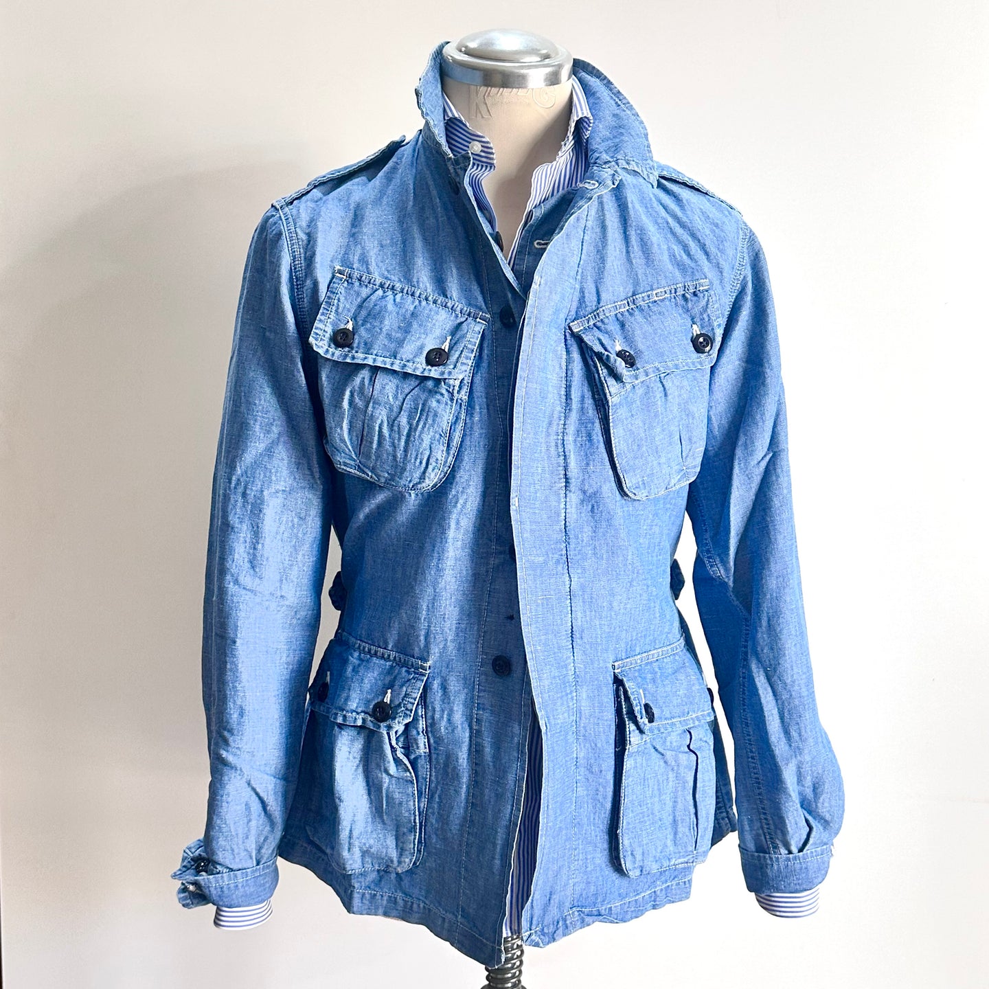 Giacca SAHARIANA in Denim Chambray Uomo  CHESAPEAKE’S’