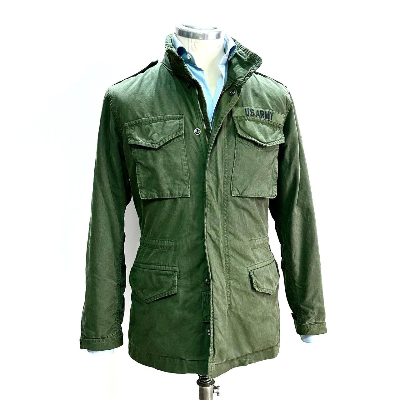 Field Jacket Verde Military – Stile Vintage in Twill Imbottito