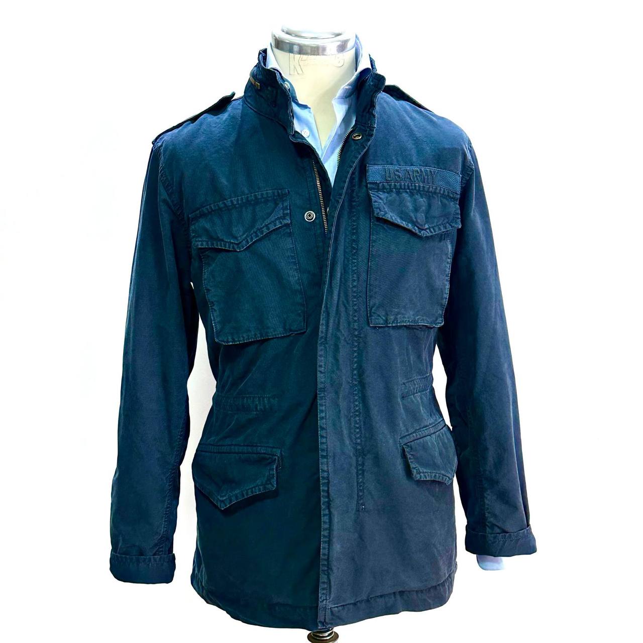 Field Jacket Blu Navy – Stile Vintage in Twill Imbottito